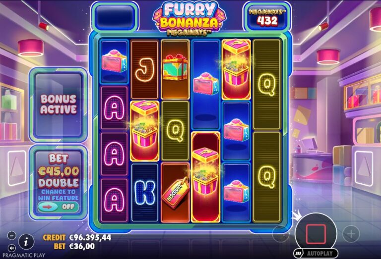 Screenshot 2 van Furry Bonanza Megaways